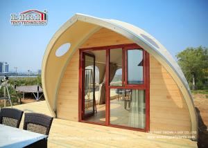 Quality Full Equiped Luxury Large Steel Frame Hot Sale Shell Shape Glamping Glamping Tent wholesale