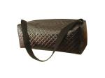 Square veins quilted traveling non woven carry bags