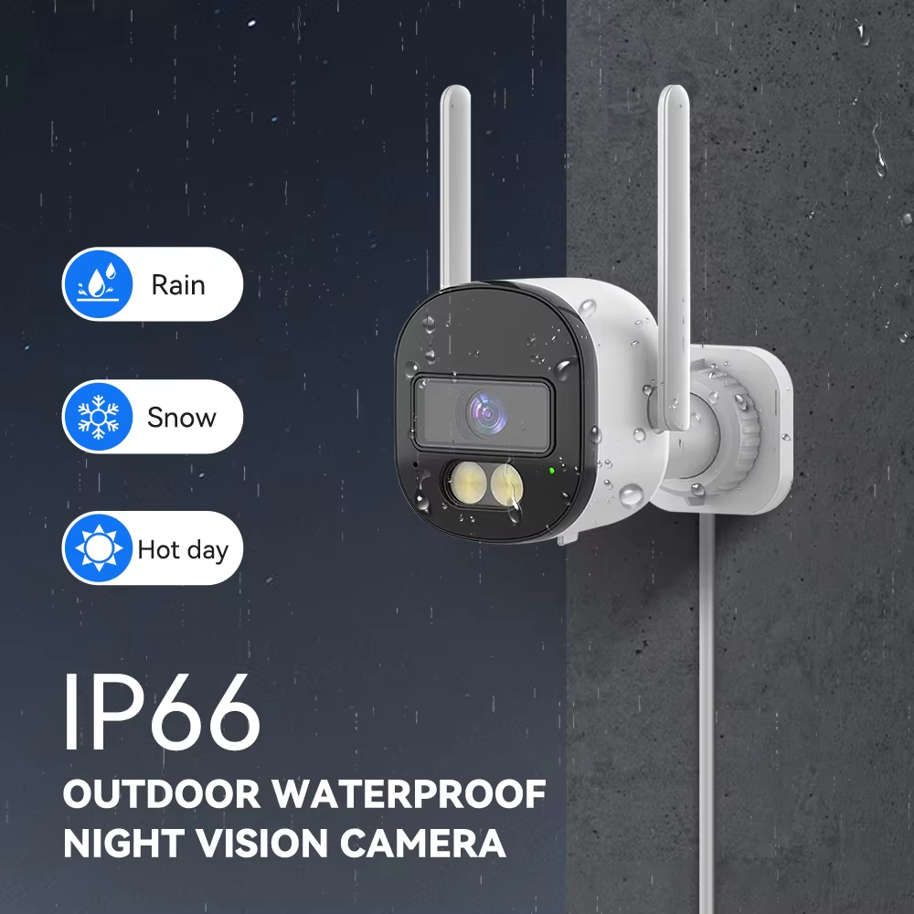 CCTV Mini WiFi Camera Night Vision Dual Light CCTV Home Support NVR Waterproof Wifi Camera