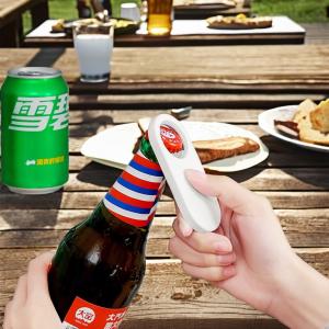 Quality Customizable Logo Stainless Steel Magnetic Can Bottle Opener for Household Kitchens wholesale
