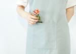 Fresh Green Dust Proof Barista Canvas Aprons For Adults