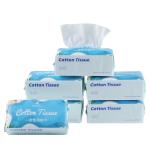 Chemical Free Unscented Soft Disposable Dry Wipes Face Clean Tissue