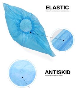 Quality Soft Disposable Plastic Shoe Covers / Protective Shoe Covers Non - Shedding wholesale