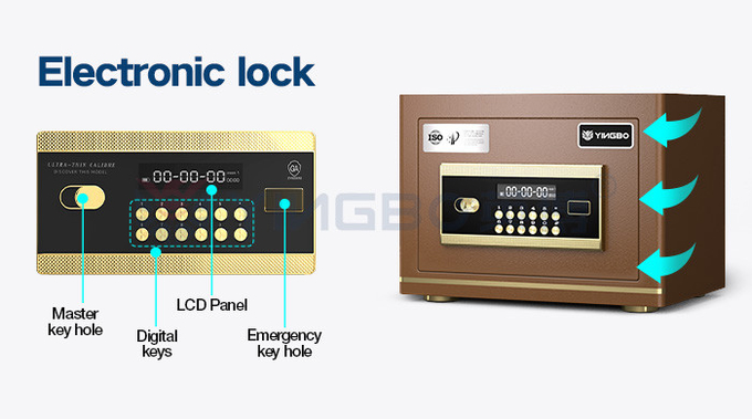 H250mm Electronic Lock Office Safe Box For Security