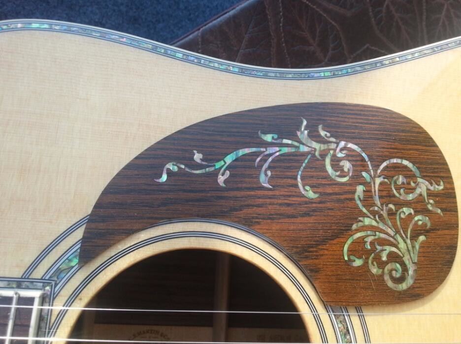 Deluxe acoustic guitar OEM acoustic electric guitar super deluxe abalone acoustic guitar AAA solid spruce