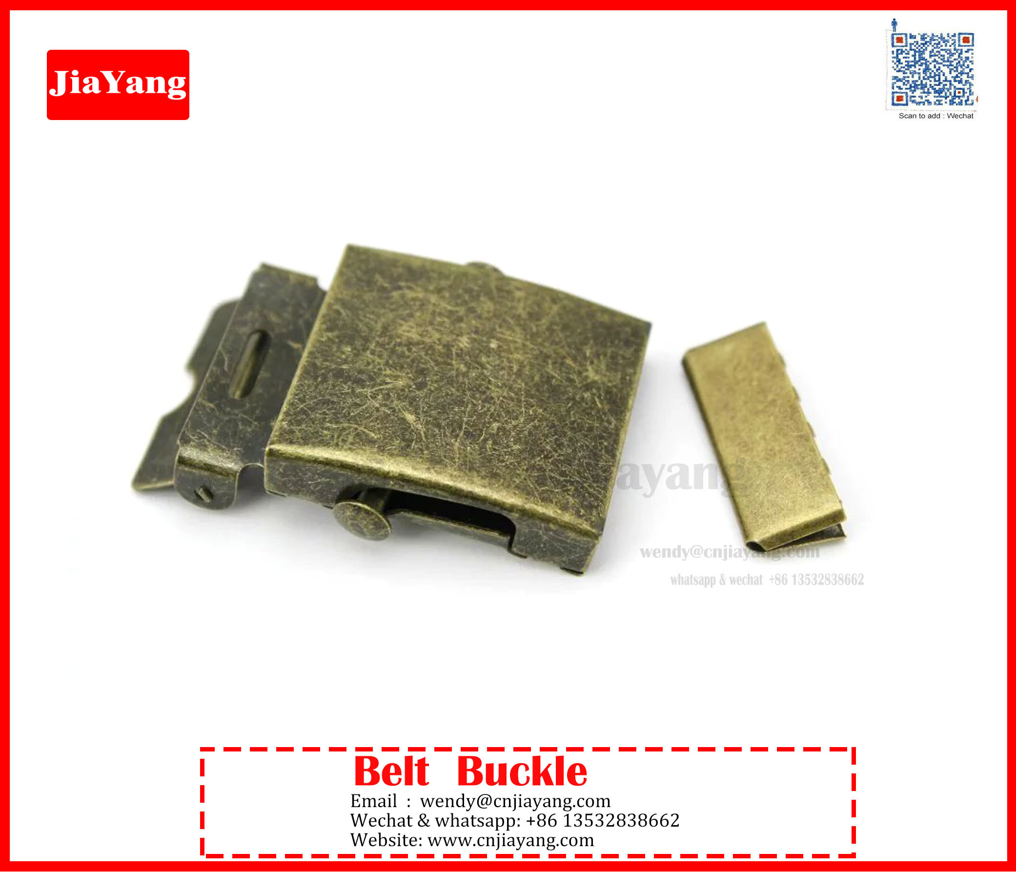 vintage metal clip men buckle for belt