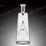 750ml Double Tower Shaped Liquor Glass Bottles