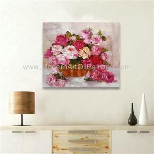Quality Impressionism Modern Floral Oil Painting On Canvas Hand Painted wholesale