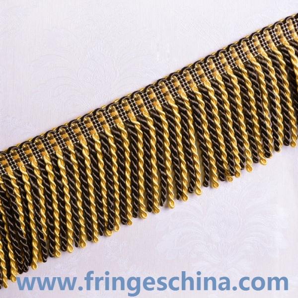 Fashion wholesale rayon custom OEM bullion fringe for sofa pillow cushion