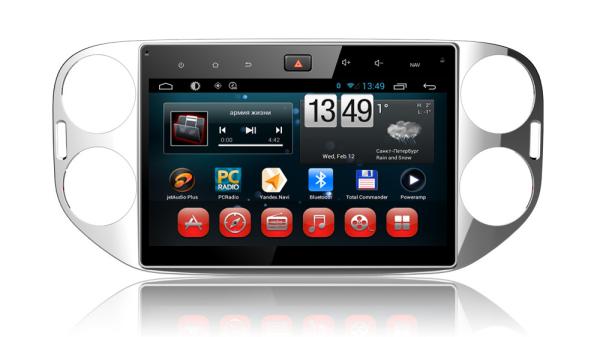 Cheap Android 4.4 Auto Full Touch Panel 3g Wifi Volkswagen Gps Navigation System Vw Tiguan for sale