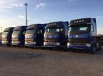 ZZ4257N3847P Jewelry Blue 6x4 HOWO A7 Tractor Trailer Truck With ZF8098 Steering