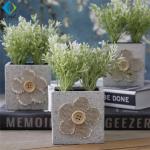 Cute Fake Green Plants , Small Green Potted Plants For Home Decoration