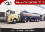 Bitumen Storage Transport Tanker Trailer / Tri Axle petroleum tank trailers