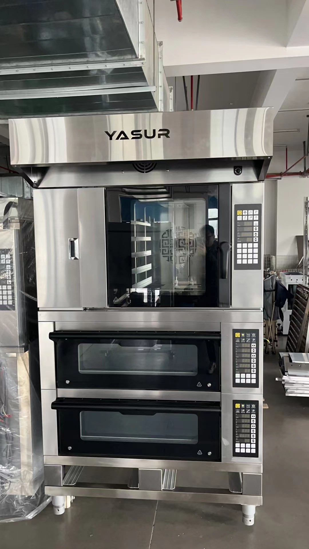 Pizzahut Dominos Bakery Deck Oven 3 Deck 220V/380V For 6" 9" 12" Round Pizza Pans