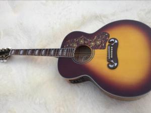 Quality 2018 tobacco sunburst GB200 acoustic guitar Tobacco GB G200 VS electric acoustic guitar Big Bridge Tobacco G200 wholesale