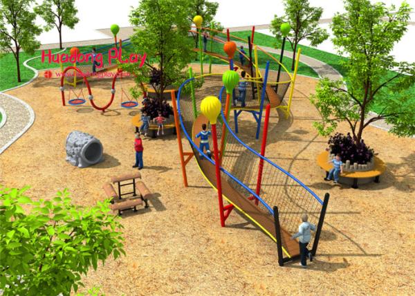Multifunction Combination Outdoor Climbing Rope Structures 35 - 75 People