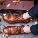 OEM Mens Casual Lace Up Shoes Comfortable Breathable Flat Driving Shoes
