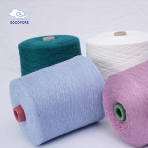 Quality Sustainable Recycled Polyester Viscose Yarn 35 Viscose Dyed Blended Yarn wholesale