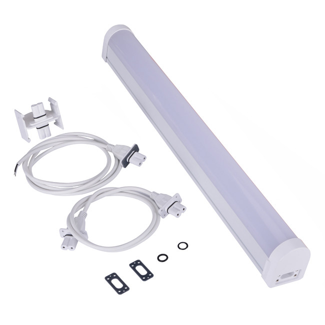 Aluminum Waterproof LED Tube Lights , 8ft 55W Dimmable LED Ceiling Tube Lights