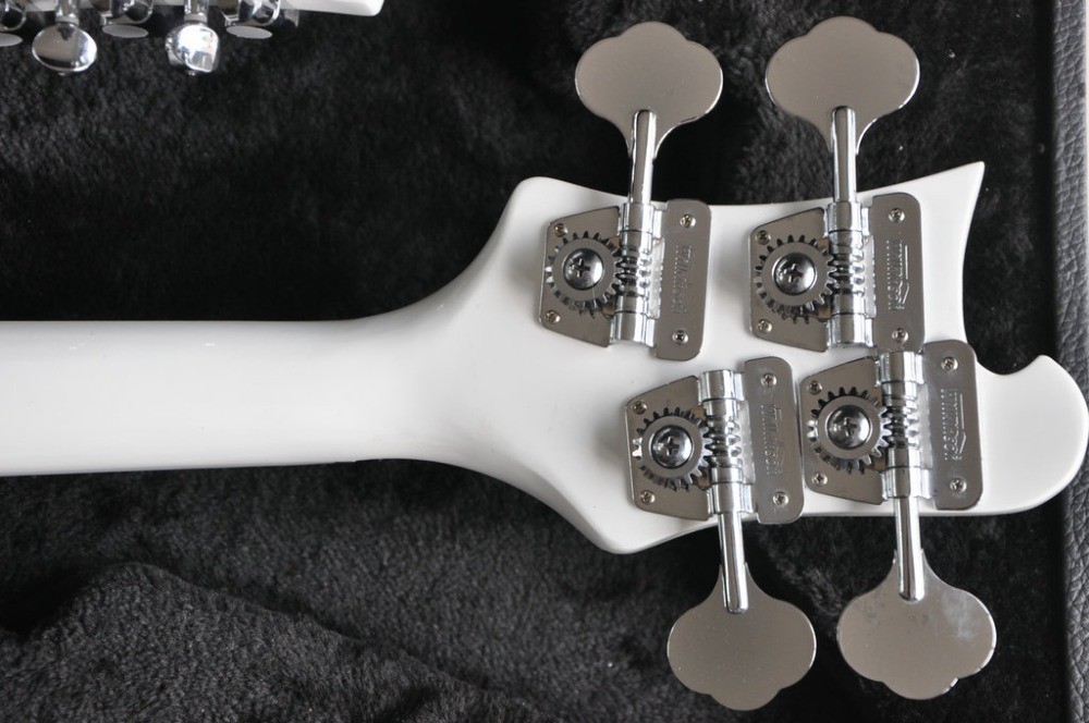 Double neck 4 string 4003 BASS GUITAR and 12 string elctric guitar color can custom guitar big R bridge