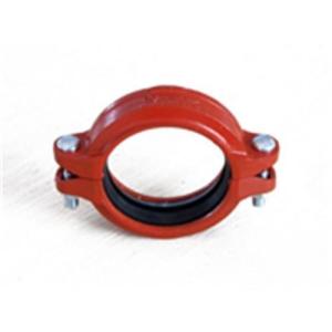 Quality 1.5&quot; 3650PS Ductile Iron Fitting 75L 48.3mm Red Round Type Coupling wholesale
