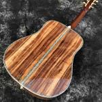 41 Inches 45D Model Real Abalone Koa Wood Electric Acoustic Guitar