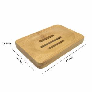 Quality Natural Color Bamboo Office Supplies , Bamboo Soap Saver Customized Packaging wholesale