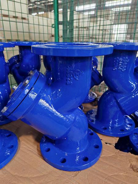 10K Flanged Y Strainer Valve For Water / Steam / Oil SS304 / SS316 Screen -20℃