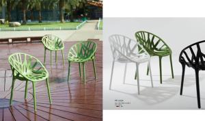 Quality stackable outdoor chair/Vitra vegetal chairr/stackable patio chair wholesale