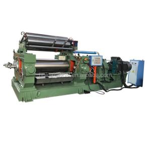 Quality Automatic Two Roll Rubber Open Mixing Mill for of Blue Green Red Yellow Rubber Machine wholesale