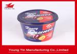 Reuseable Round Gift Tins YT1076 , Large Dried Foods Packaging Container With