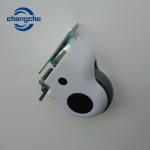 White Polypropylene Hospital Bed Caster Wheels 5 Inch Belt Brake