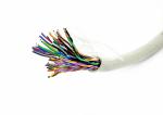 Gray 25 Pairs CAT5e UTP Cable , Twisted Pair Cable In Networking 0.5mm Solid