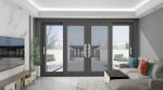 Hurricane Proof Aluminium Glass Sliding Doors 4 Tracks For Casement