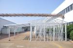 China Advanced Light Steel Frame Structure Metal Car Sheds/ Waterproof