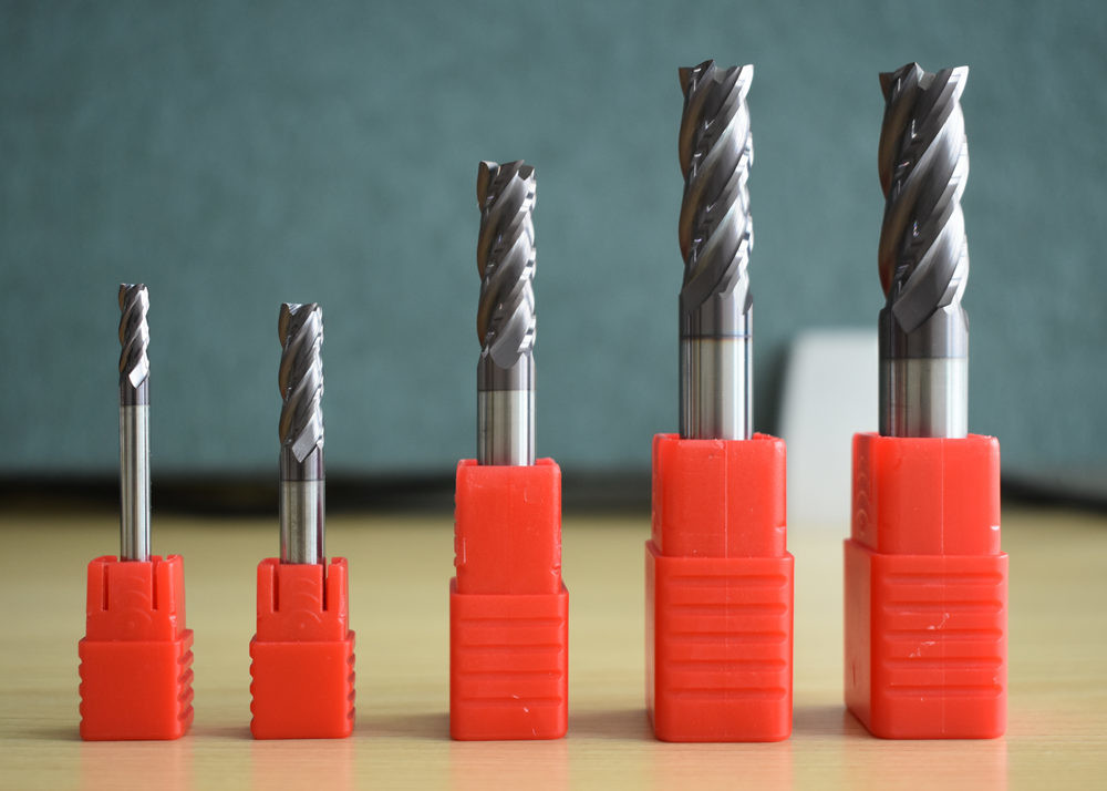 Flat Nose 4 Flute 48mm Solid Carbide End Mill
