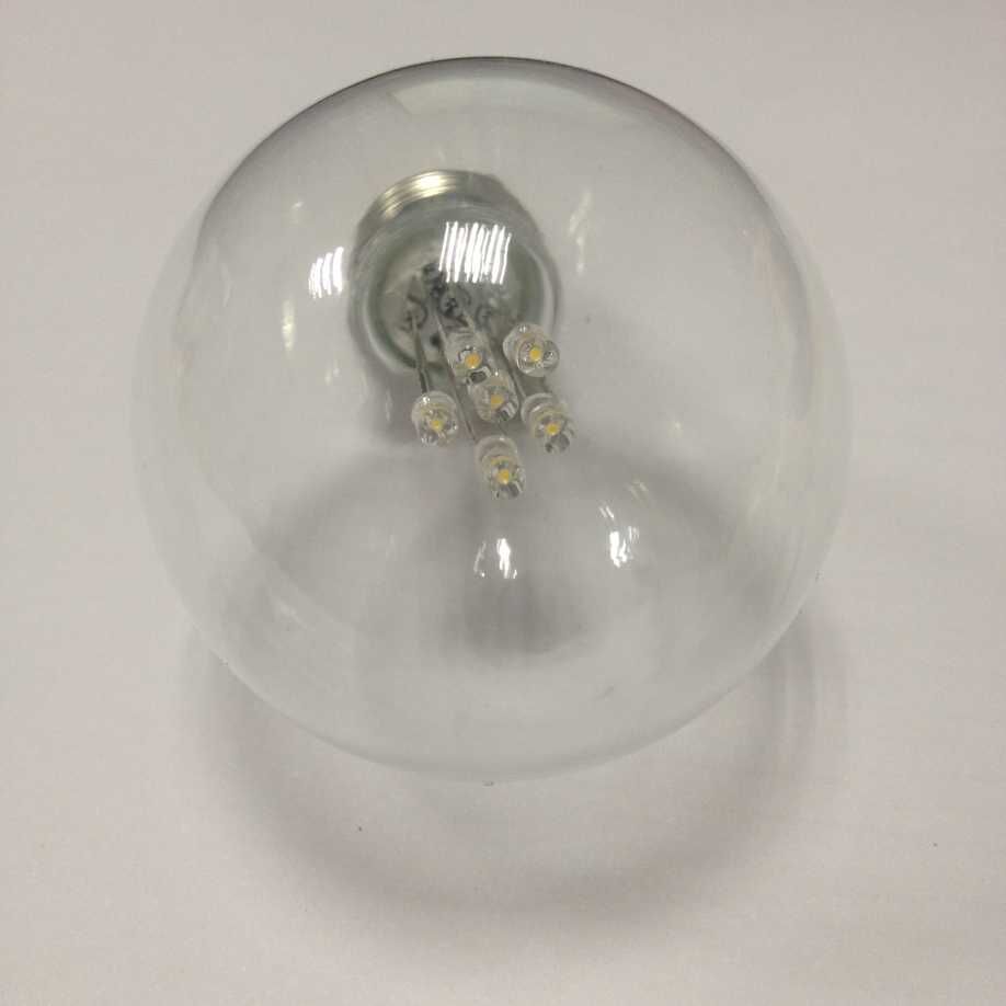decoration lamp LED globe bulbs G16.5 E17 120V transparent glass shell