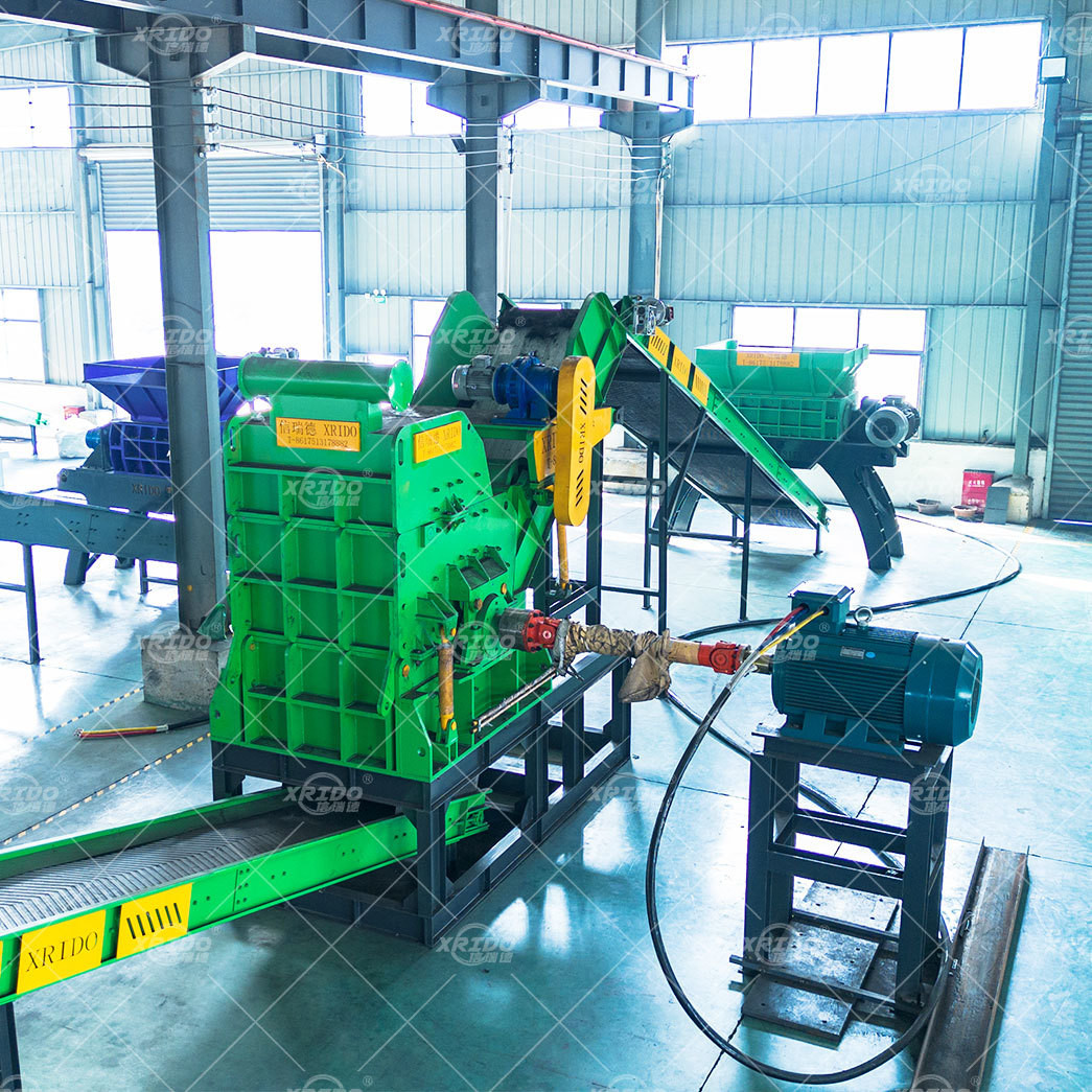 High Efficiency Hammer Mill Crusher Painting Hangers Aluminum Alloy Radiator Tank Copper Rotor