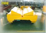 Coils Handling Rail Transfer Trolley / Motorized Rail Cart For Steel Factory