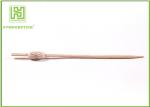 Fancy Extra Long Toothpicks Skewers , Wood Beads Smooth Bamboo Food Picks