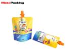 Food Grade Spout Toddler Food Pouches With Stand Up Base FDA Approved
