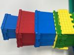 Reusable Plastic Shipping Crates Warehouse Storage 640x542x600mm 171 litre