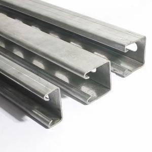 Quality Lightweight Anodized Silver Metal Slotted Channel 1-3mm Aluminum C Shaped Steel Channel wholesale