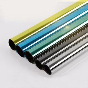 Quality IRR 97% UVR 86% 2mil 1.52m X 30m Silver Building Window Privacy Protection Film wholesale