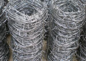 China Agricultural Galvanised Barbed Wire Double Twist Q235 16 Gauge on sale