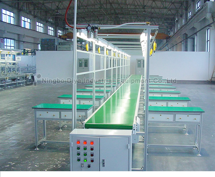 Durable Assembly Line Conveyor , Customized Parallel Production Conveyor Systems