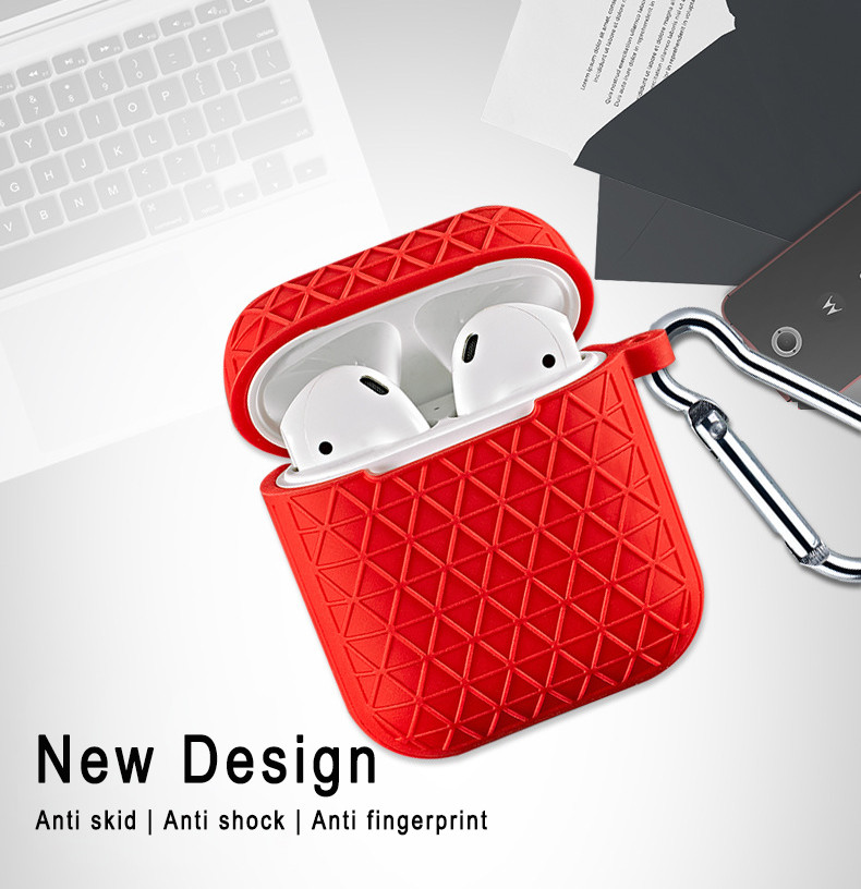 Soft TPU Skin Airpod Case Cover Portable Protective Shockproof Premium Accessories for 2019 Apple AirPod Charging case 2
