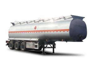 Quality 2 / 3 Axle 45m³ Capacity Truck Low Bed Trailer Steel Frame For Gasoline / Diesel wholesale