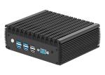 Fanless Dual LAN i5-4200U HDMI DP VGA Industrial Mini PC