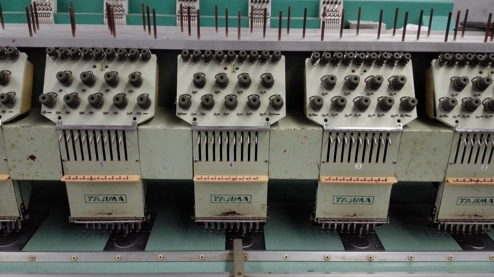 Used Tajima Embroidery Machine TMFD-G920 Production in 1996